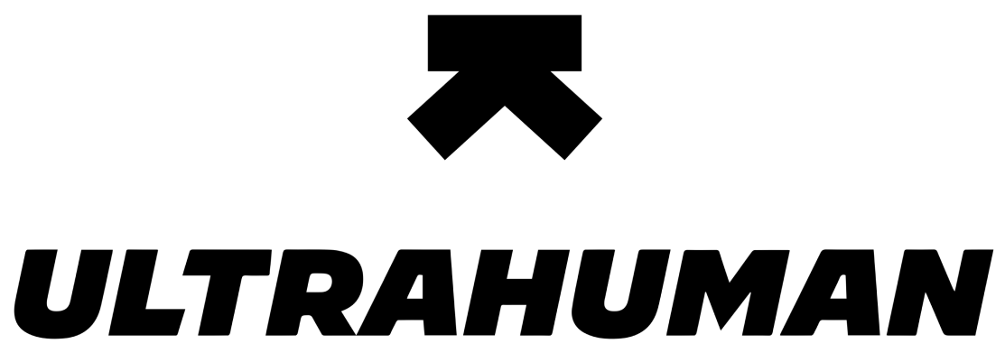 Ultrahuman logo in black.